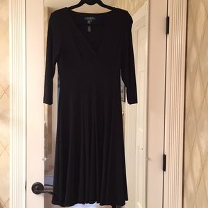 Ralph Lauren black jersey dress